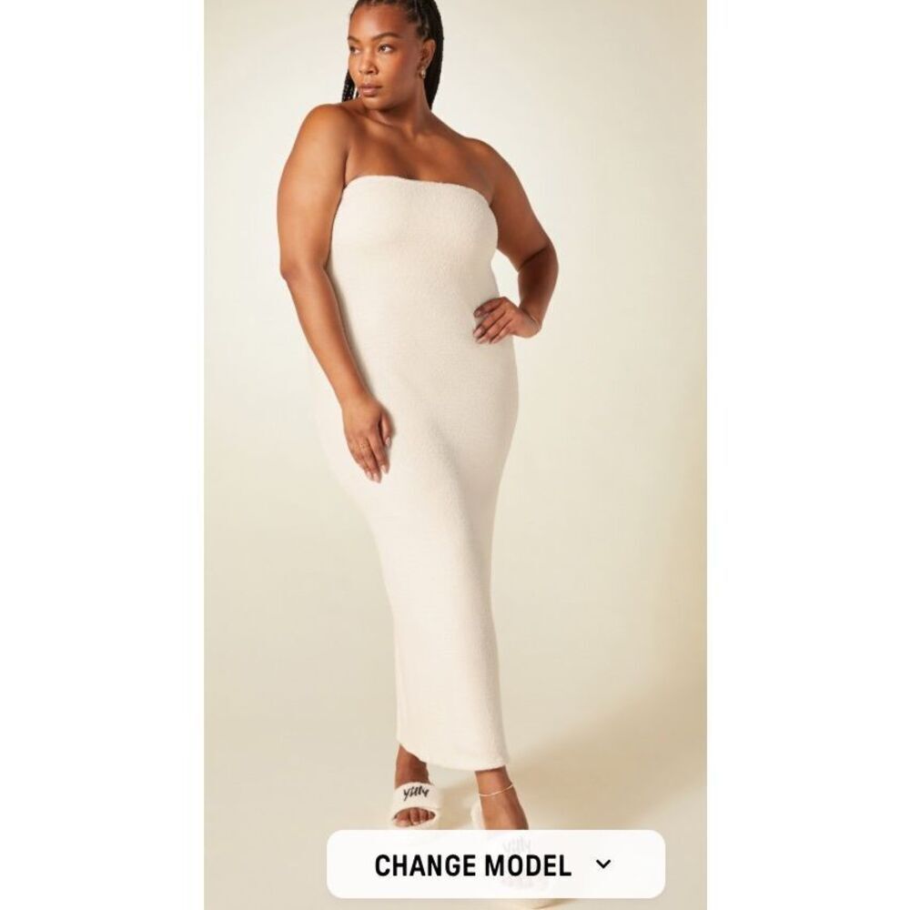YITTY Pet Me Strapless Maxi Dress 2X On My Ivories #200 - Picture 1 of 10